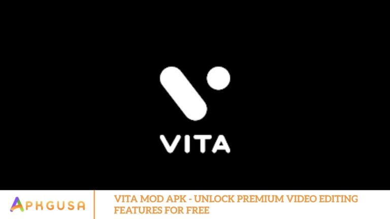VITA MOD APK interface showing video editing tools and premium features unlocked